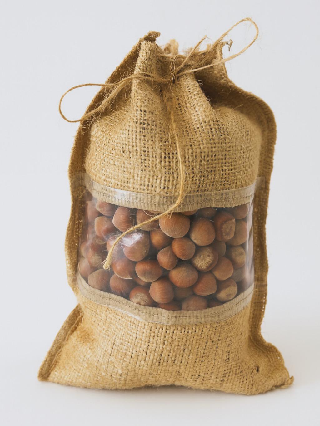 Jüt çuval Kabuklu Fındık 1 kg