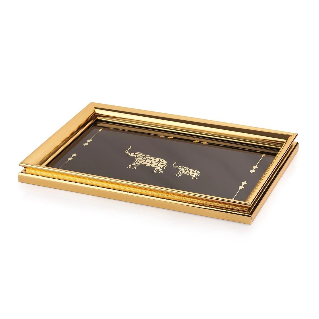 Schafer Bolero Tepsi 1 Parça-Gold/Siyah01