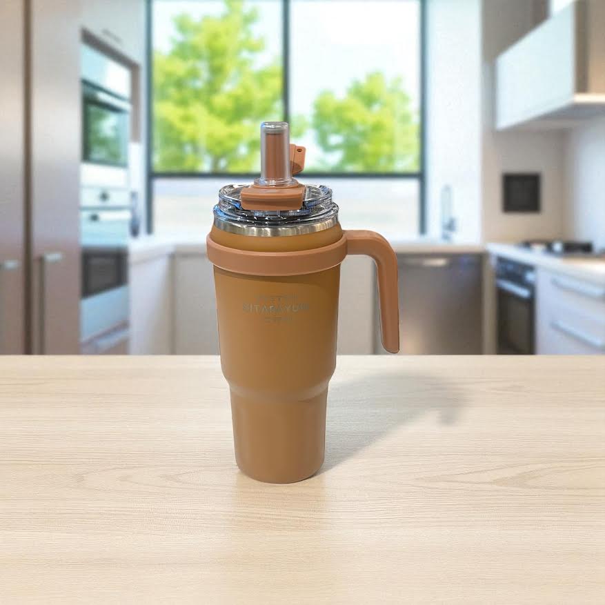 780 ml Vakumlu Termos - Kahverengi