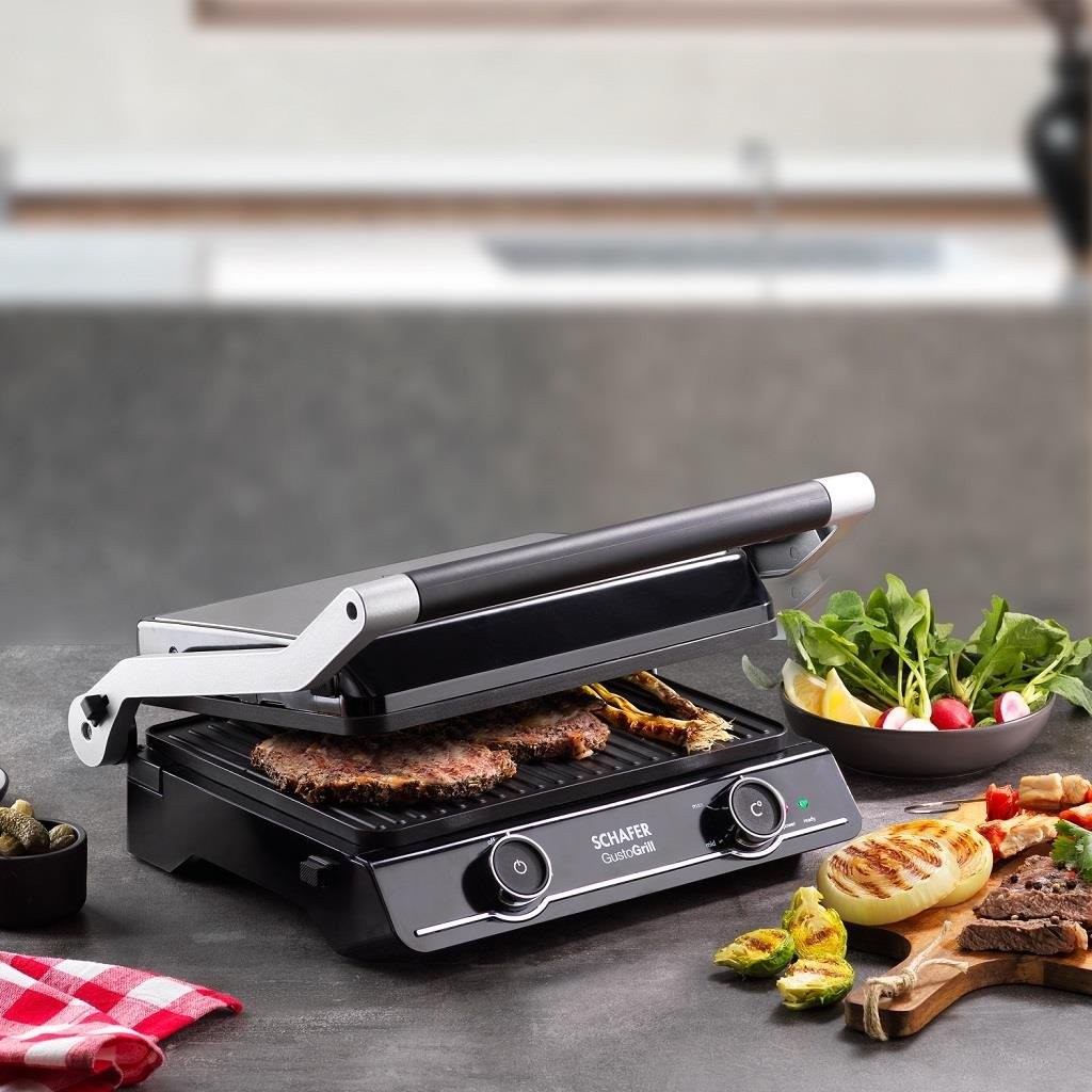Gusto Grill Izgara Ve Tost Makinesi - Inox
