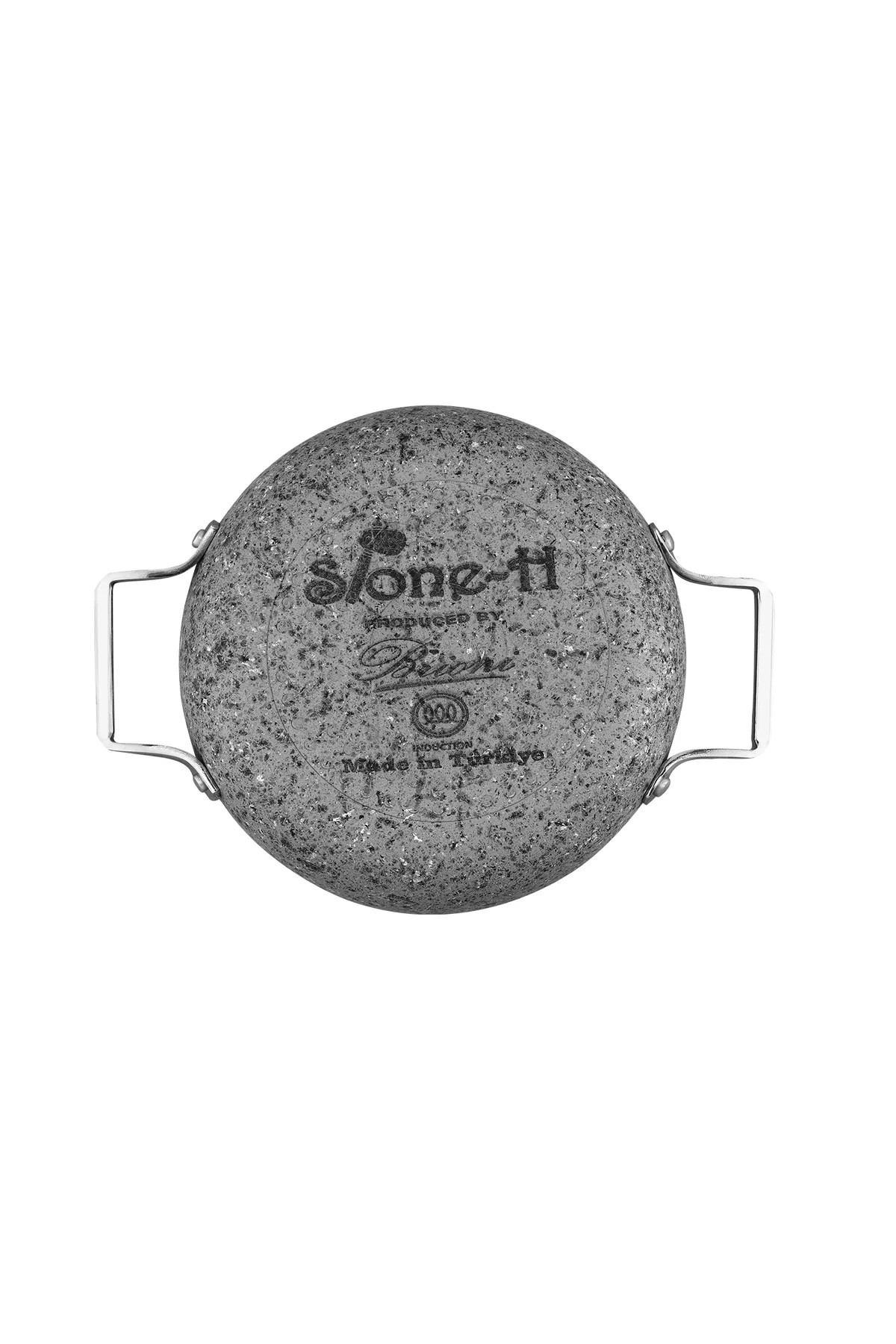 Stone-H 7 Parça Çizilmez Yanmaz Yapışmaz 18cm 20cm 22cm 3'lü Sahan Omlet Seti