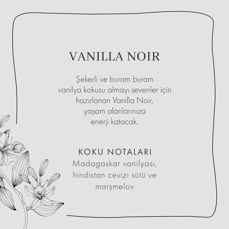 Vanilla Noir Oda Kokusu (250 ml)