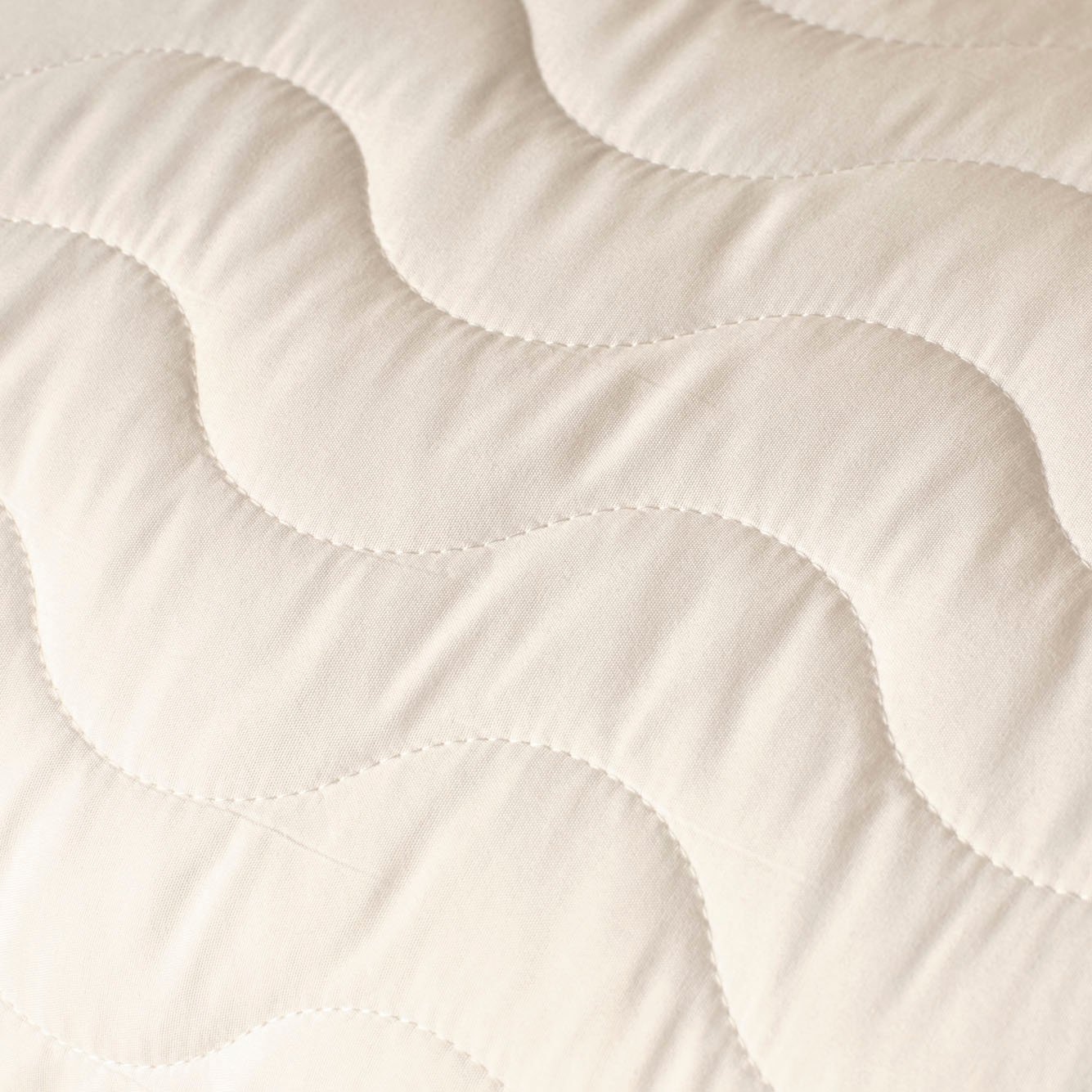 Sıvı Geçirmez Pamuklu Kapitoneli Fitted Yatak Alezi Beyaz (100x200 cm)