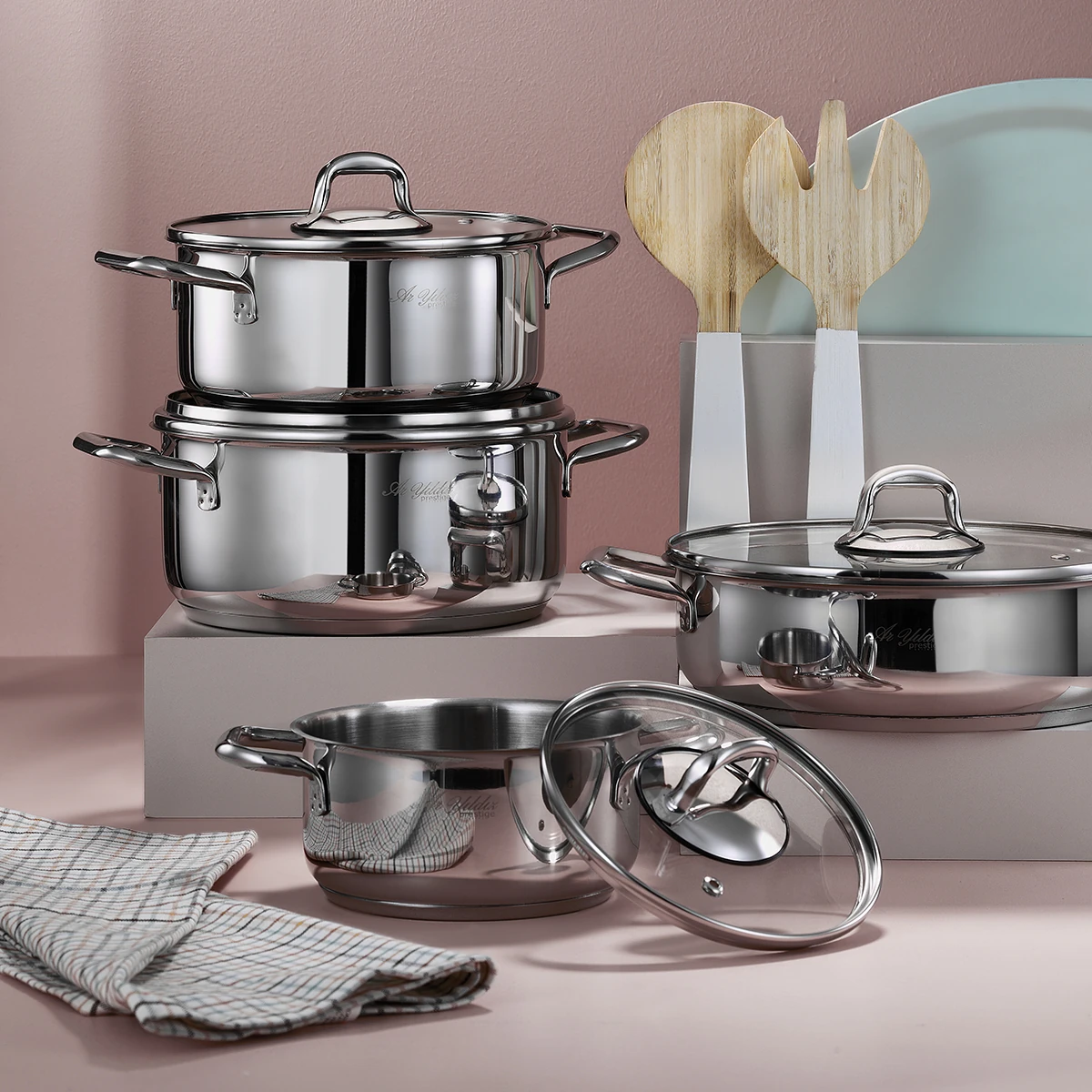 Aria 8 Parça Tencere Seti