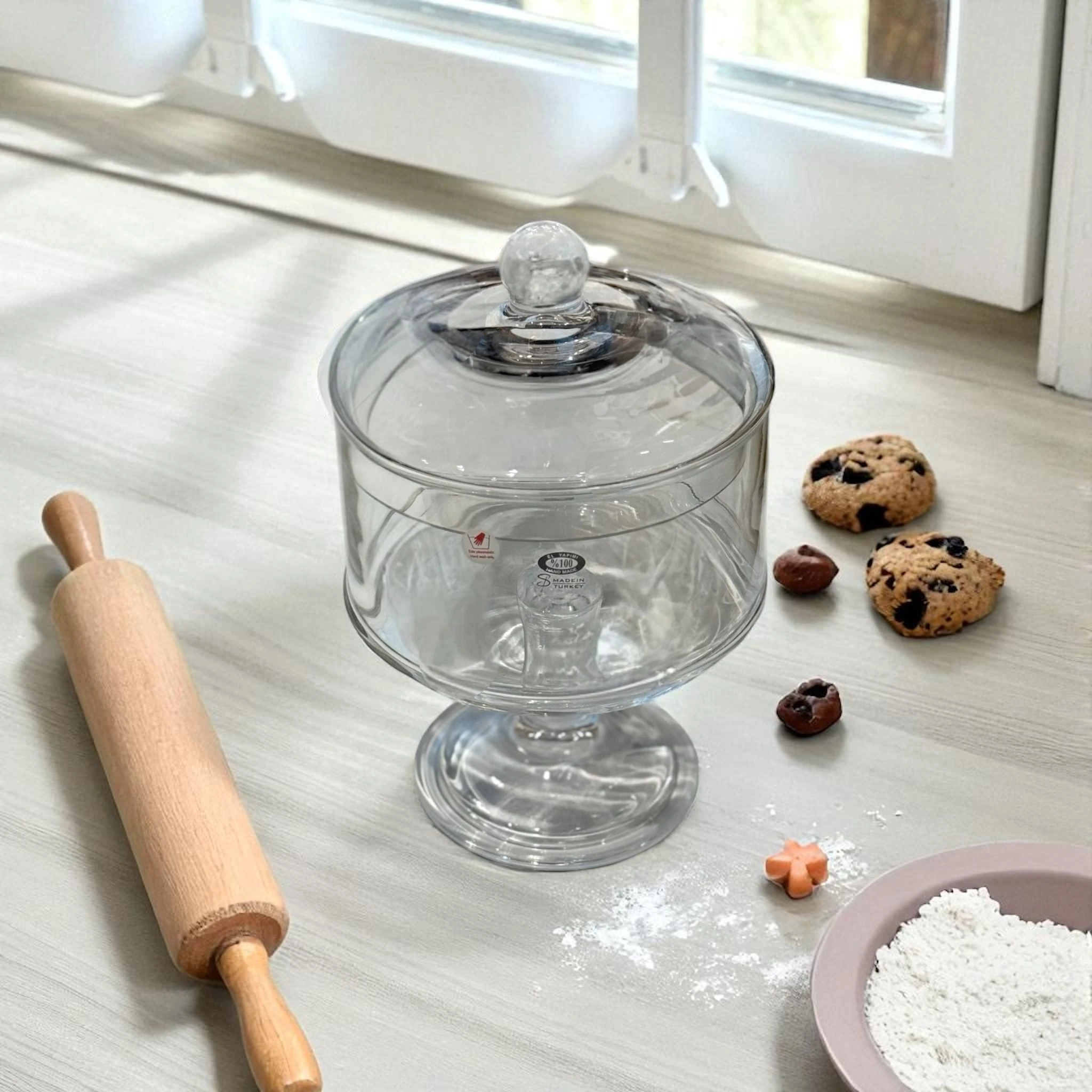 El Yapımı Cam Kurabiyelik