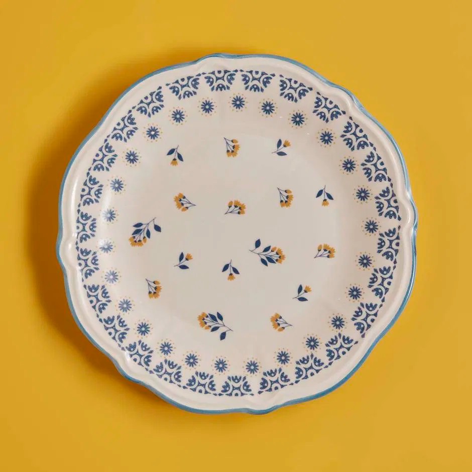 Mabel Stoneware 24 Parça 6 Kişilik Yemek Takımı Mavi