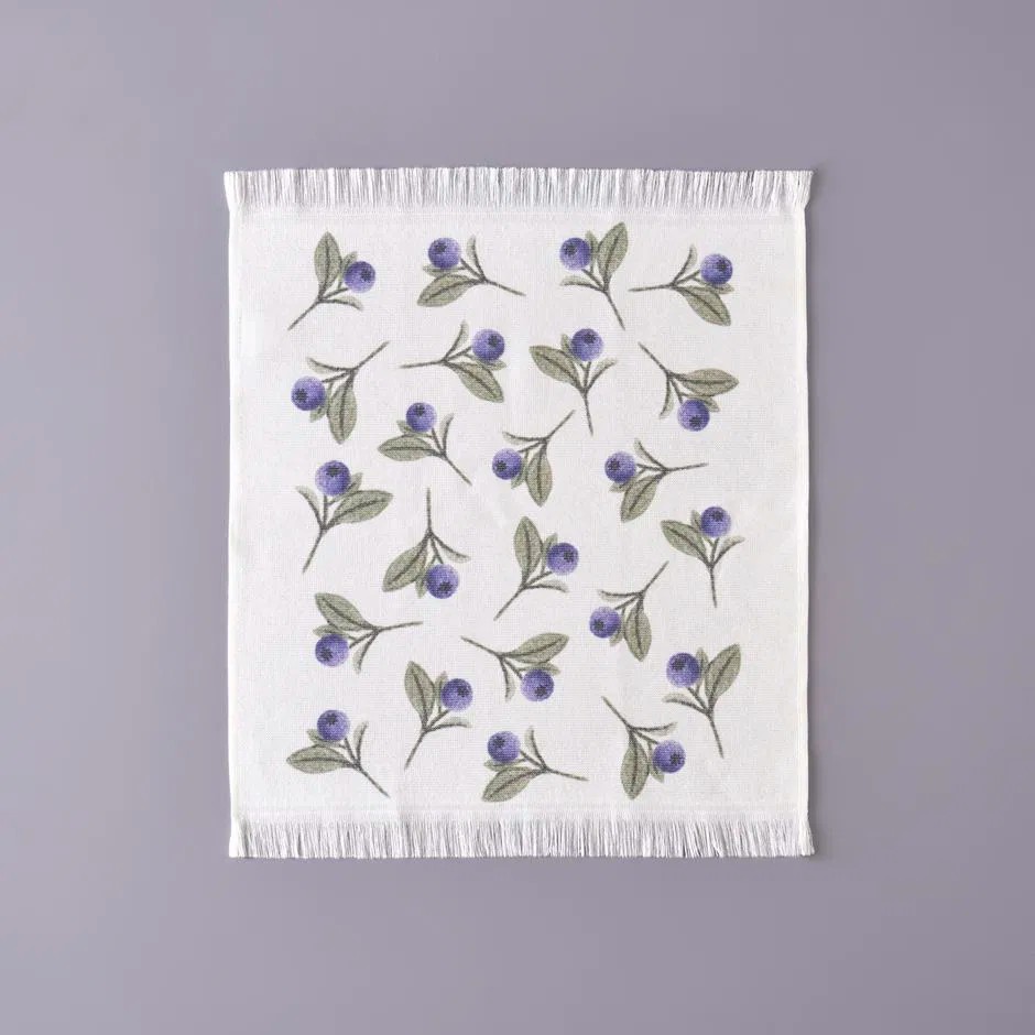 Blueberry Pamuklu Kurulama Bezi 2'li (40x50 cm)