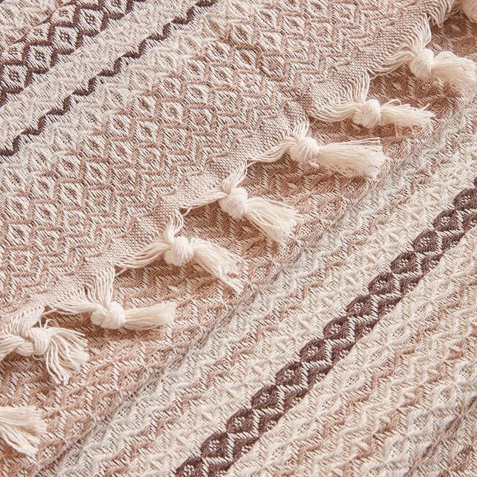 Linea Tek Kişilik Yatak Örtüsü Bej (160x220 cm)