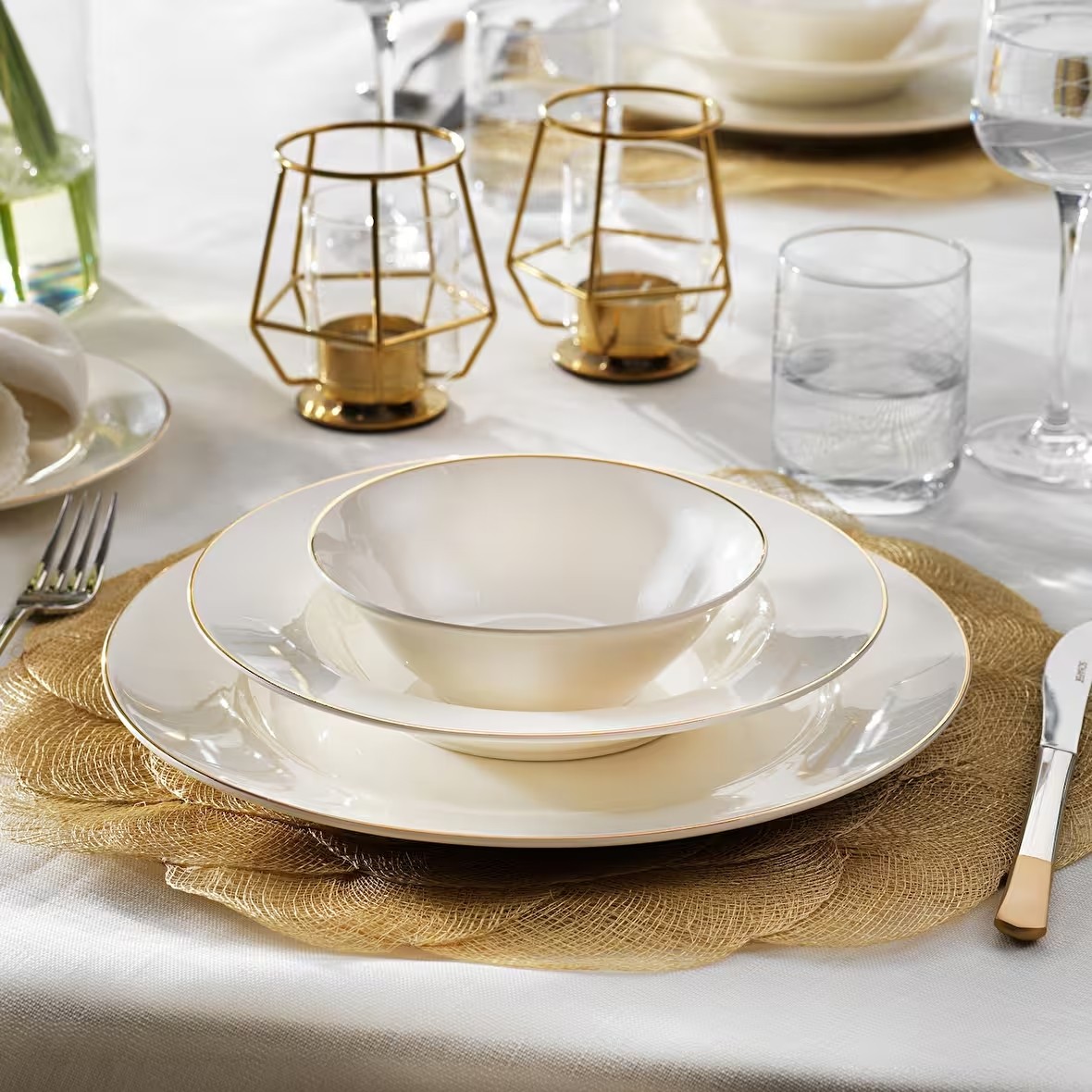 Fiesta Yemek Takımı 24 Parça-Gold