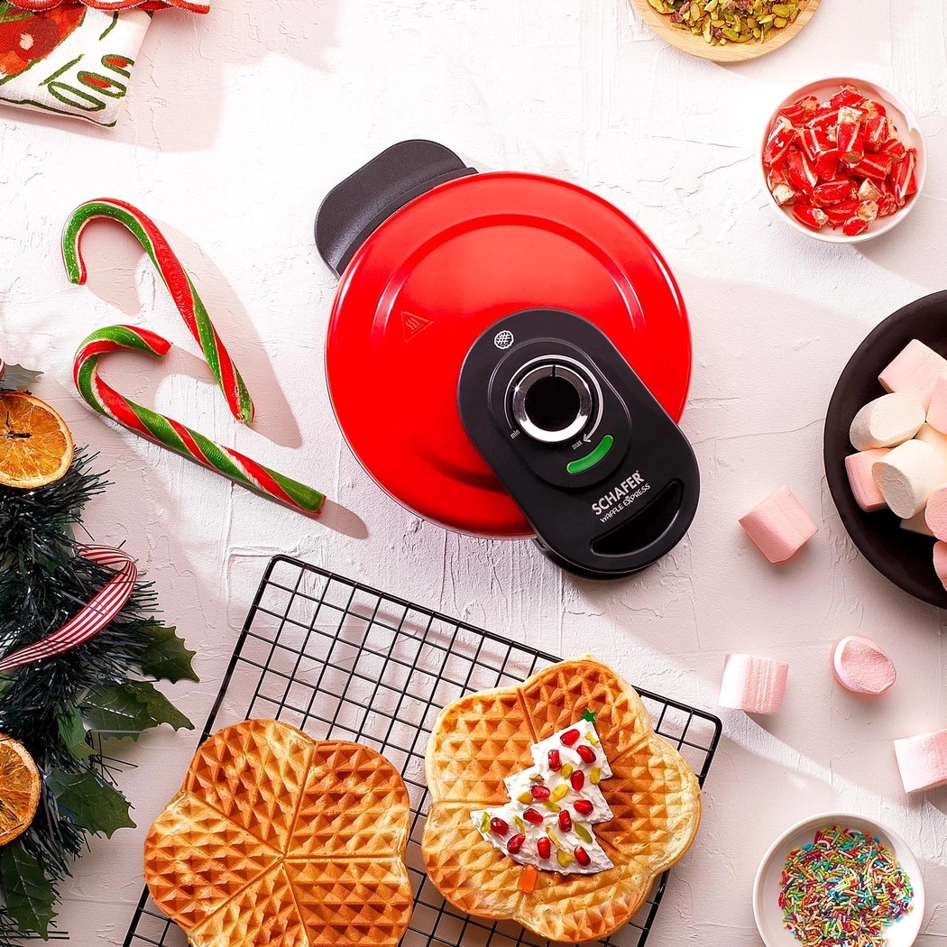 Waffle Express Waffle Makinesi - Kırmızı