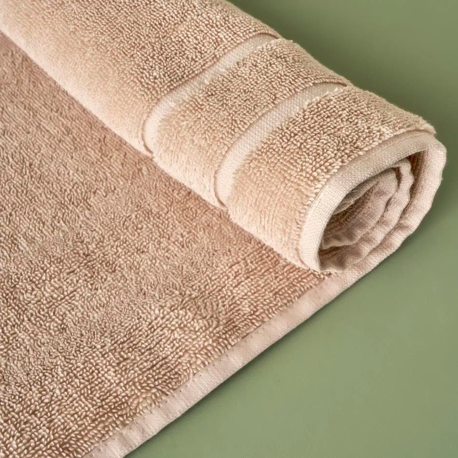 %100 Pamuk Premium Dorita Ayak Havlusu Bej (50x70 cm) 27 Değerlendirme