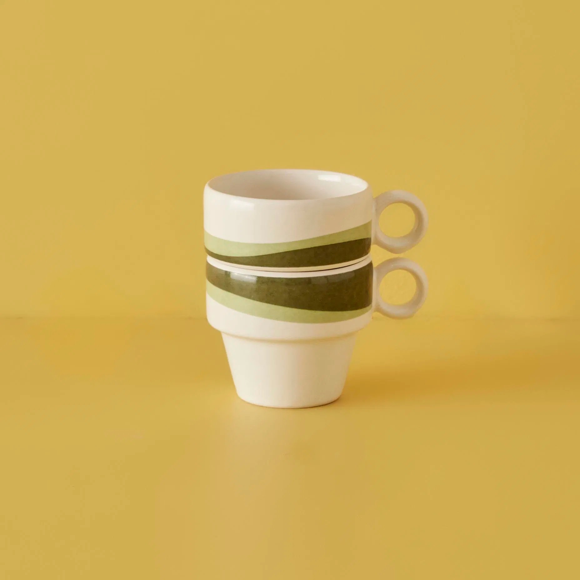 Flow Espresso Bardağı 2'li Set Yeşil (105 cc)