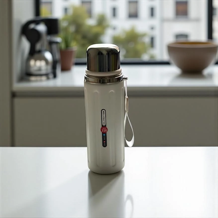 Vakumlu Paslanmaz Çelik Termos - 800ml