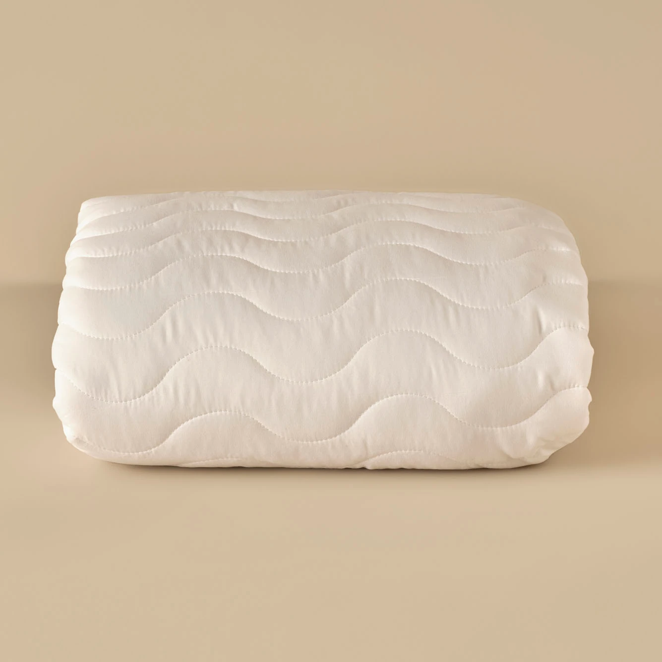 Sıvı Geçirmez Pamuklu Kapitoneli Fitted Yatak Alezi Beyaz (160x200 cm)