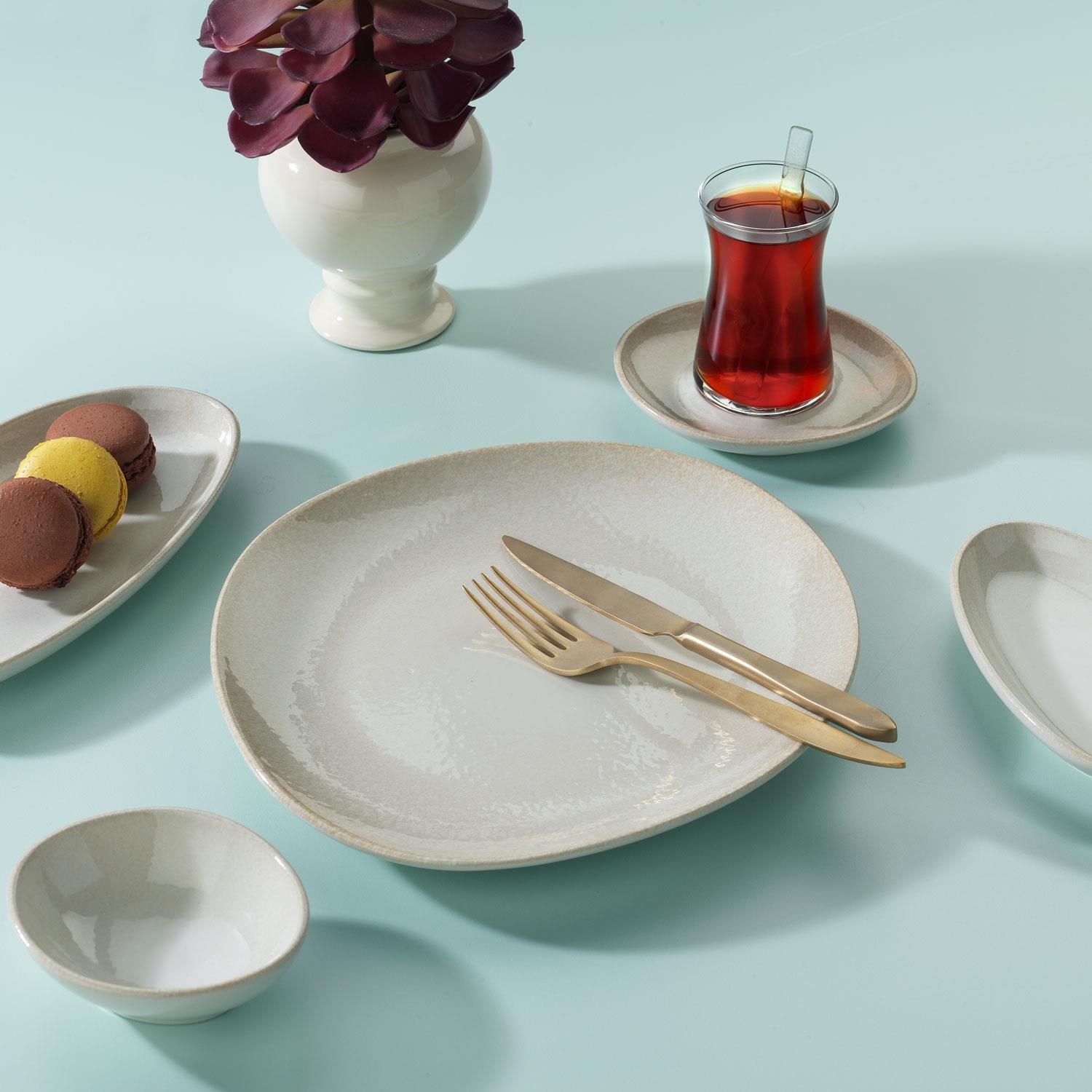 Felis Kahvaltı Takımı 32 Parça-Krem