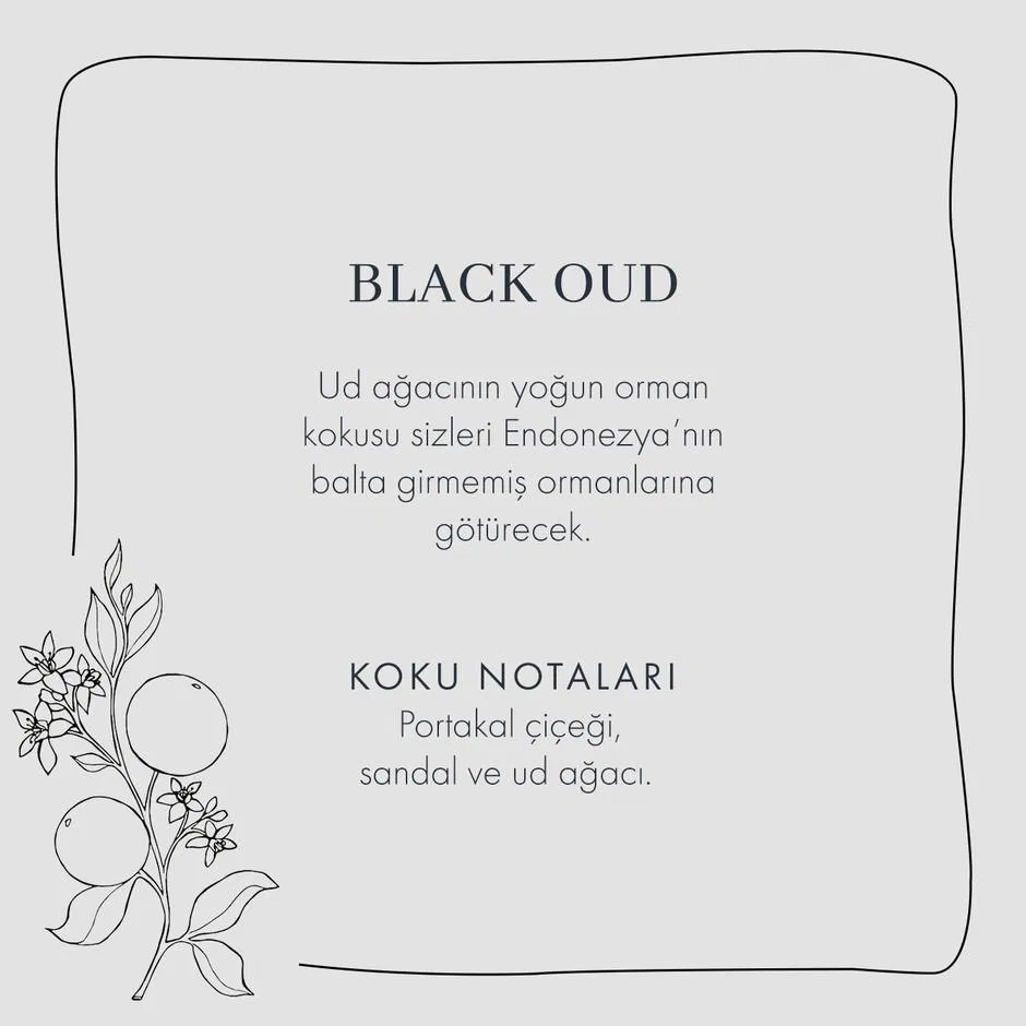 Black Oud Soy Wax Mum