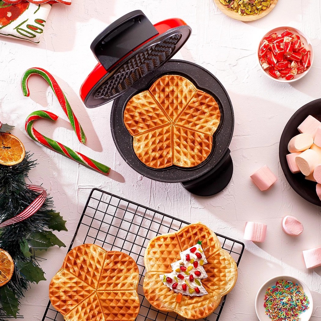 Waffle Express Waffle Makinesi - Kırmızı