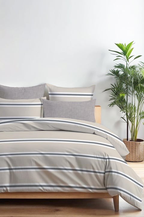 Ranforce Çift Kişilik Nevresim Takımı Loft Bej