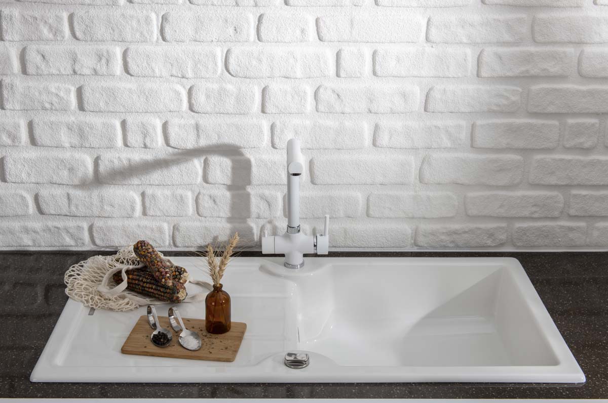 314163-Nuevo Sonas Xl 6 S Çift Yönlü Basalt Seramik Eviye