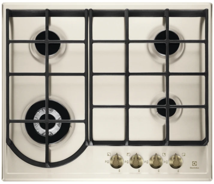 Electrolux-EGH6343RON Rustik Krem Gazlı Ocak