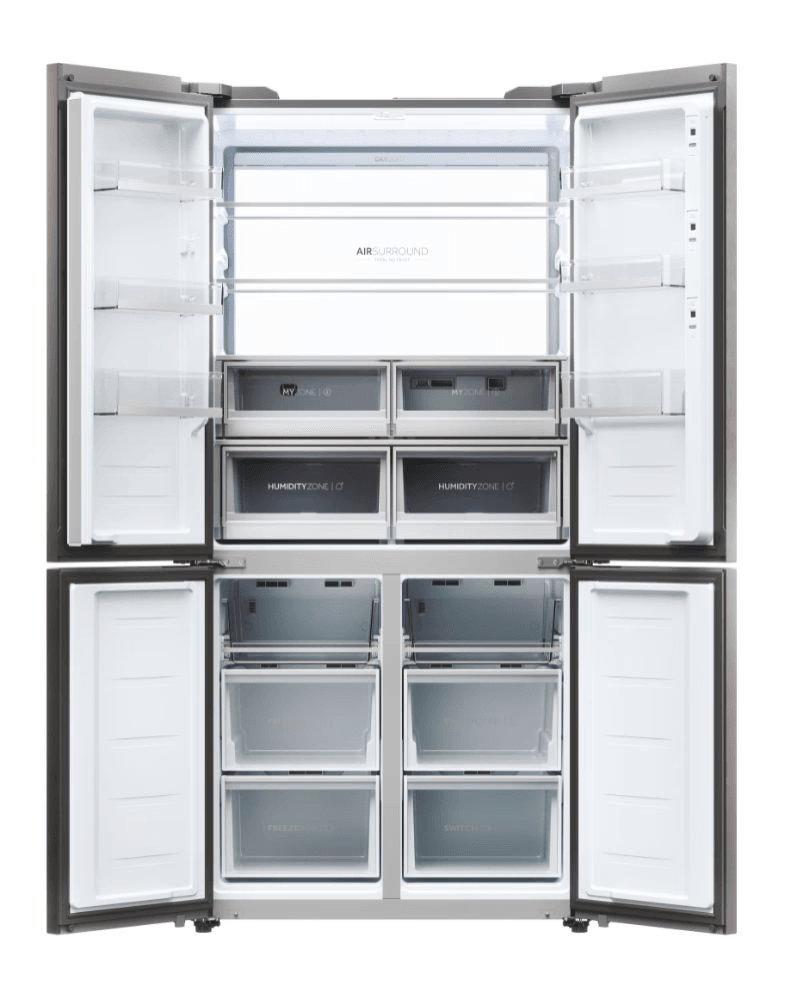 34005645-Haier HCW9919ESGB 4 Kapılı 586 Litre Siyah Solo Buzdolabı