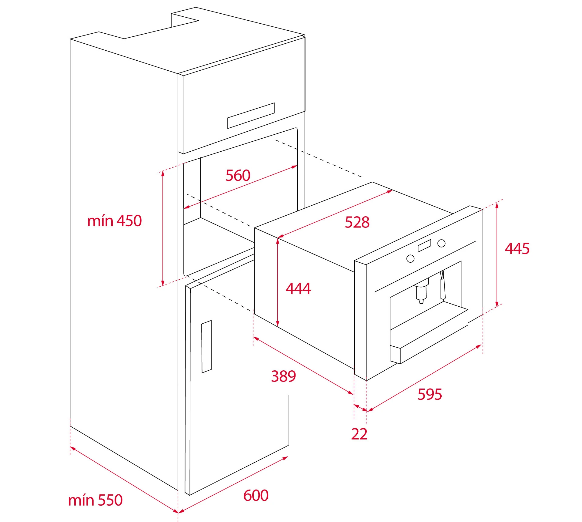 111630003-Teka CLC 855 GM ST Gri Ankastre Kahve Makinesi