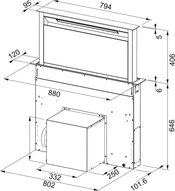 Franke Mythos Pyrolytıc Black 3'Lü Ankastre Set