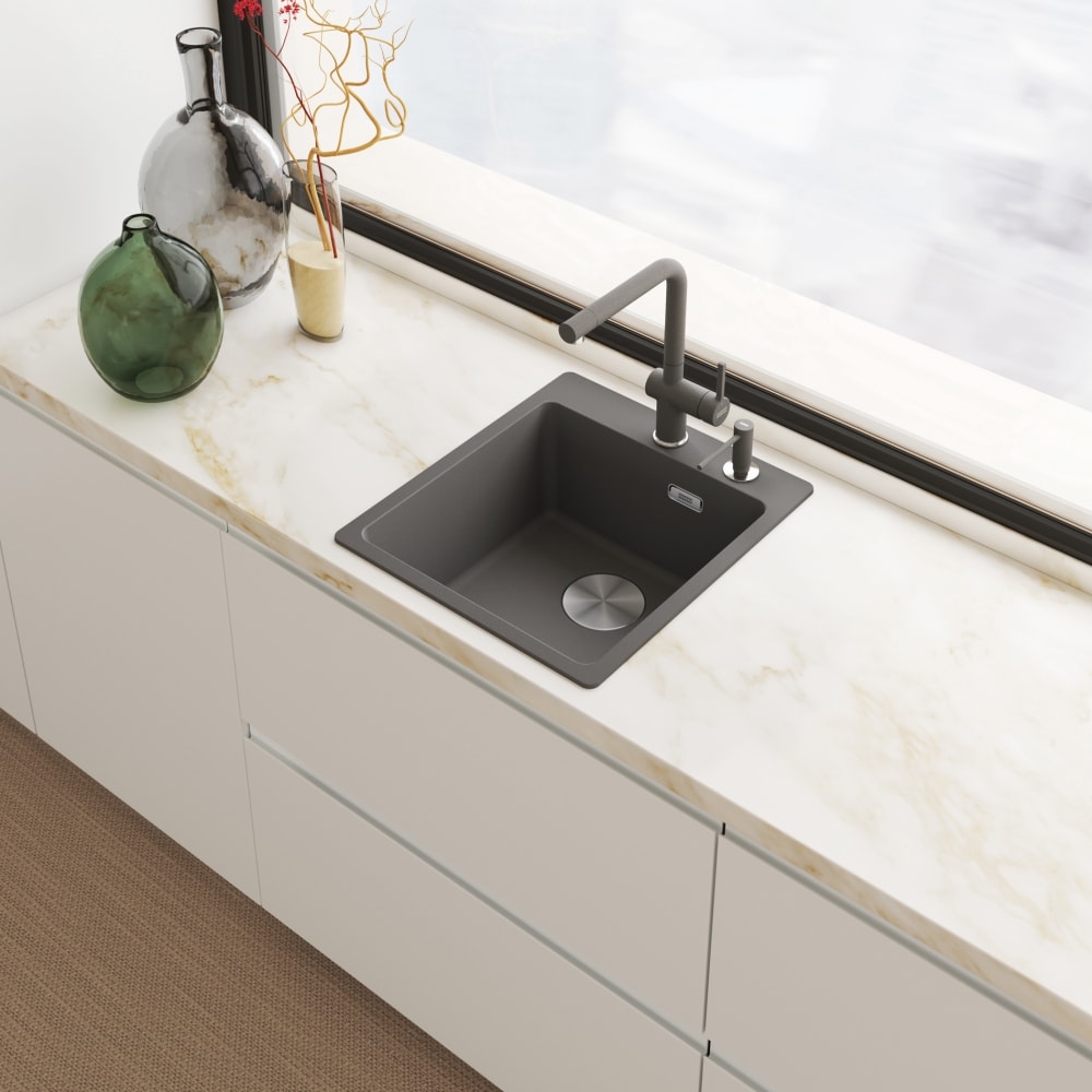 112.0726.571-Franke Slate Grey Sıvı Sabunluk