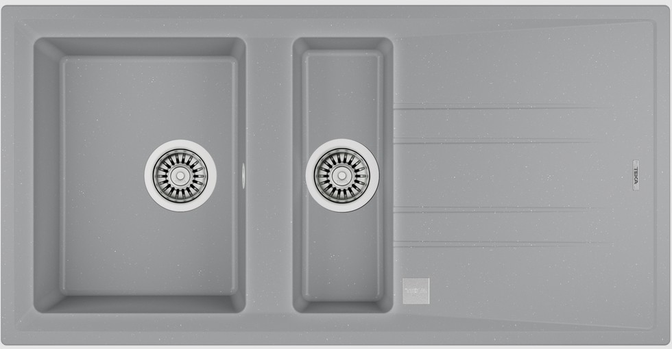 115360000-Teka Stone 60 B-Tg Metallic Grey Granit Eviye