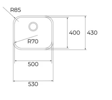 115010031-Teka BE 50.40 1B Çelik Eviye
