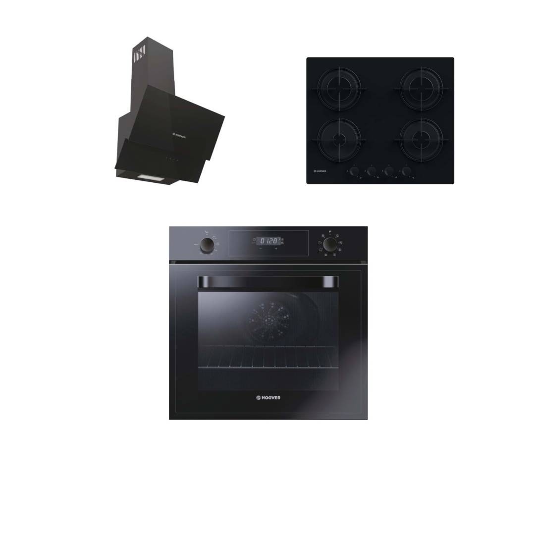Hoover Siyah Ankastre Set (HOT 3051 BI/E-HVW6MBB-HDG6C2GBTK )