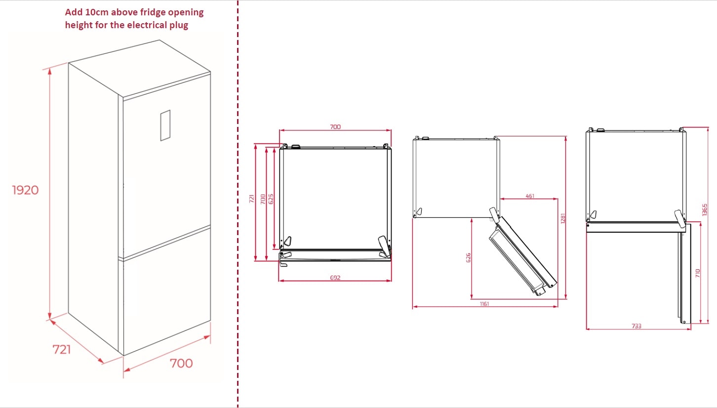 113400025-Teka RBF 78725 GBK EU Siyah Buzdolabı