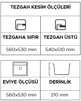 Aragonit Sh-49 Granit Eviye (Super White)