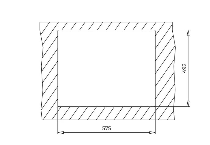 115260021-Teka Forsquare 590 Tg Avena Beige Granit Eviye