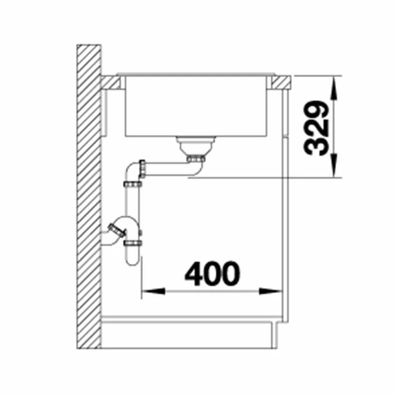 523328-Blanco Legra Xl 6 S Damlalıklı Granit Eviye Beyaz