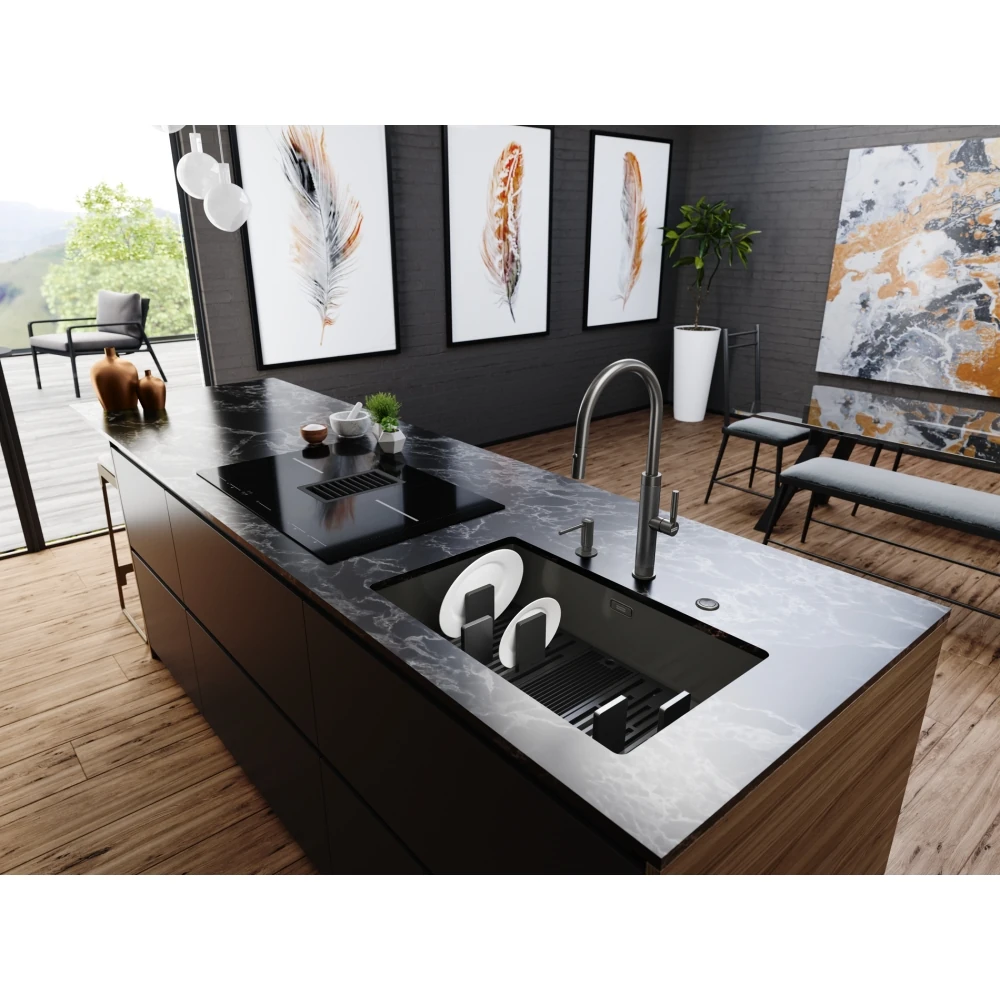 115.0711.555-Franke Mythos Masterpiece Antrasit Spiralli Armatür