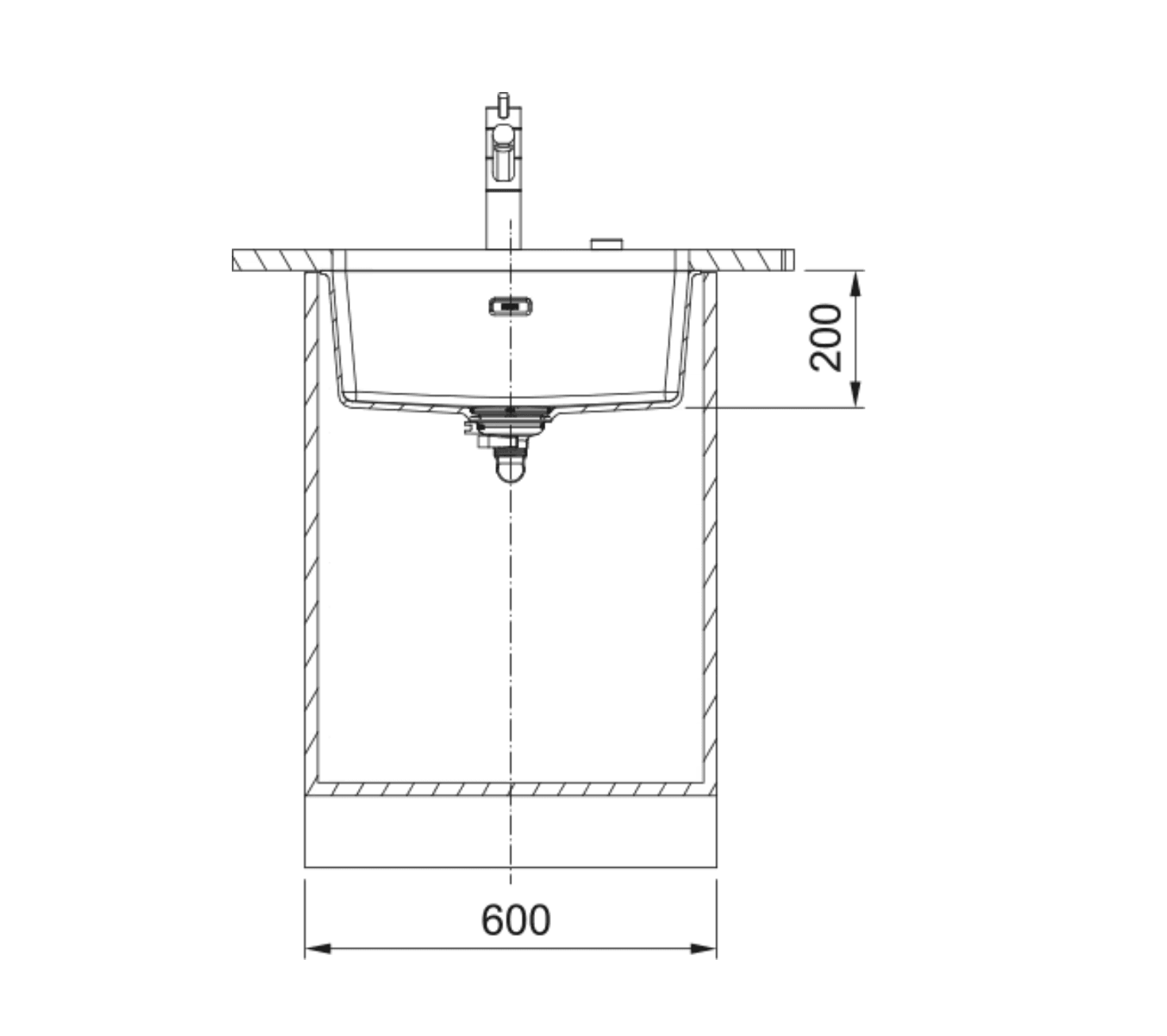 125.0688.489-Franke Maris Mrg 110-52 Avena Granit Eviye