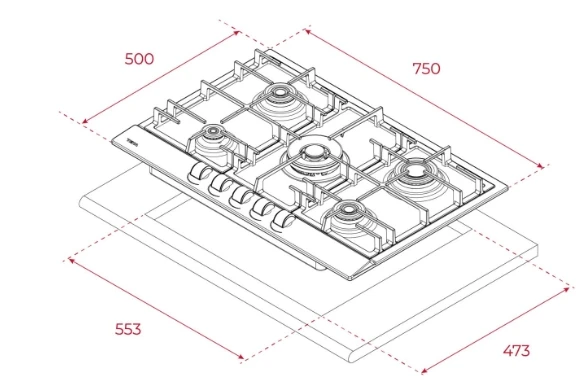 112610075-Teka GSC 75330 RBC AT Antrasit Ocak