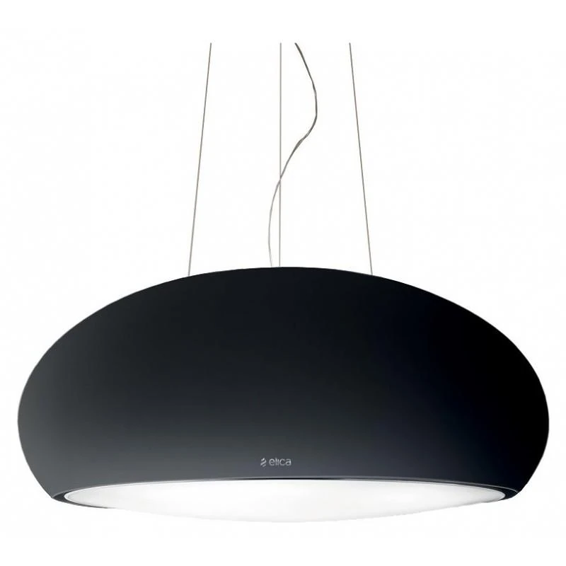 PRF0098393-Elica Ada Tipi Davlumbaz Seashell Bl/F/80 Cm Siyah