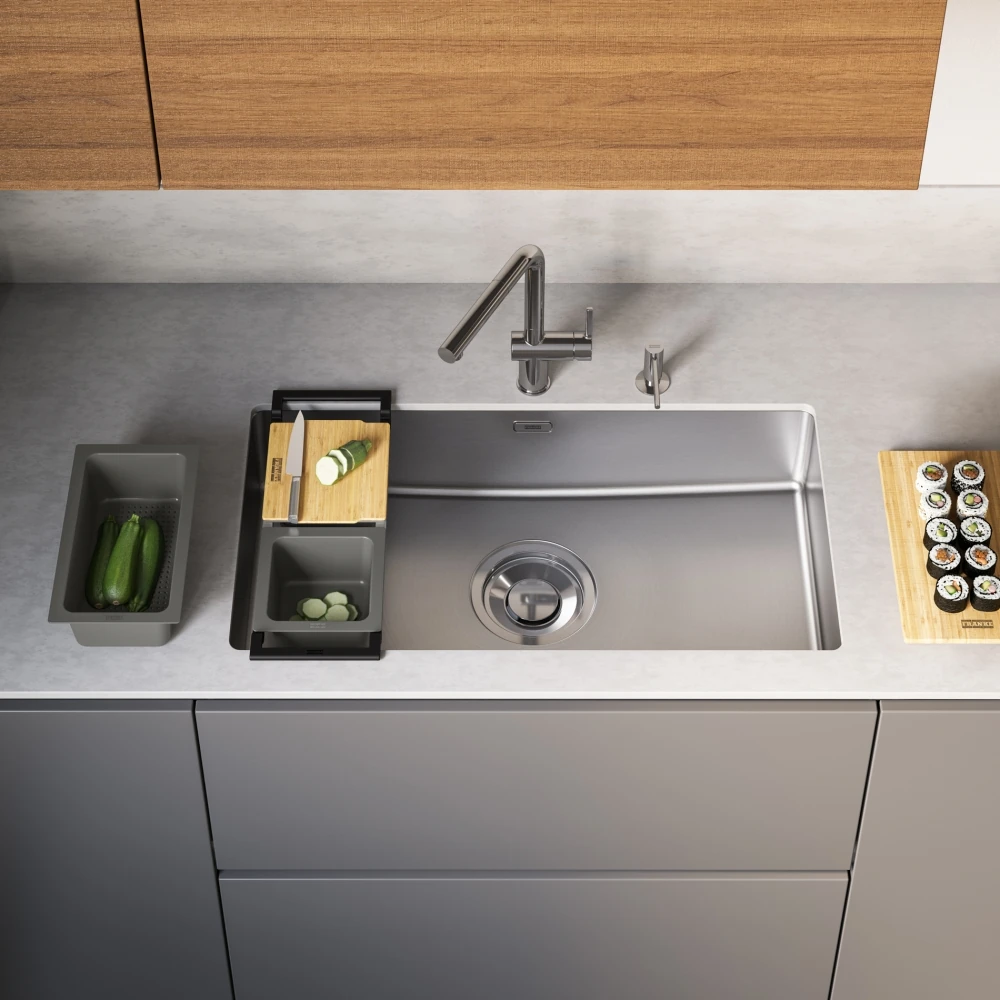 122.0694.479-Franke Maris Quiet MQX 110-82 Inox Evye