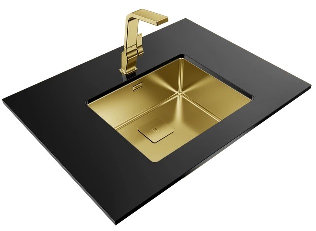 115000023-Teka Flexlinea Rs15 50.40 Brass Çelik Eviye