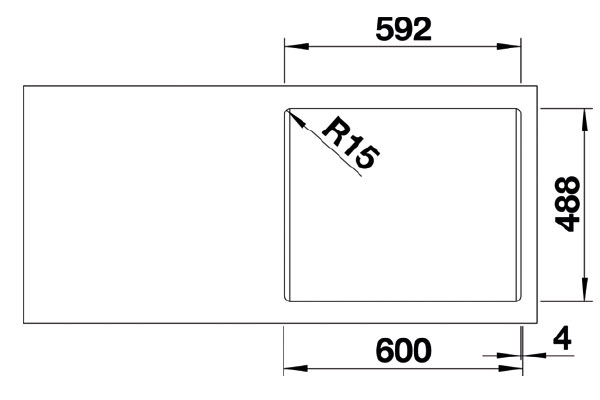 614169-Nuevo Icon 6 Basalt Seramik Eviye