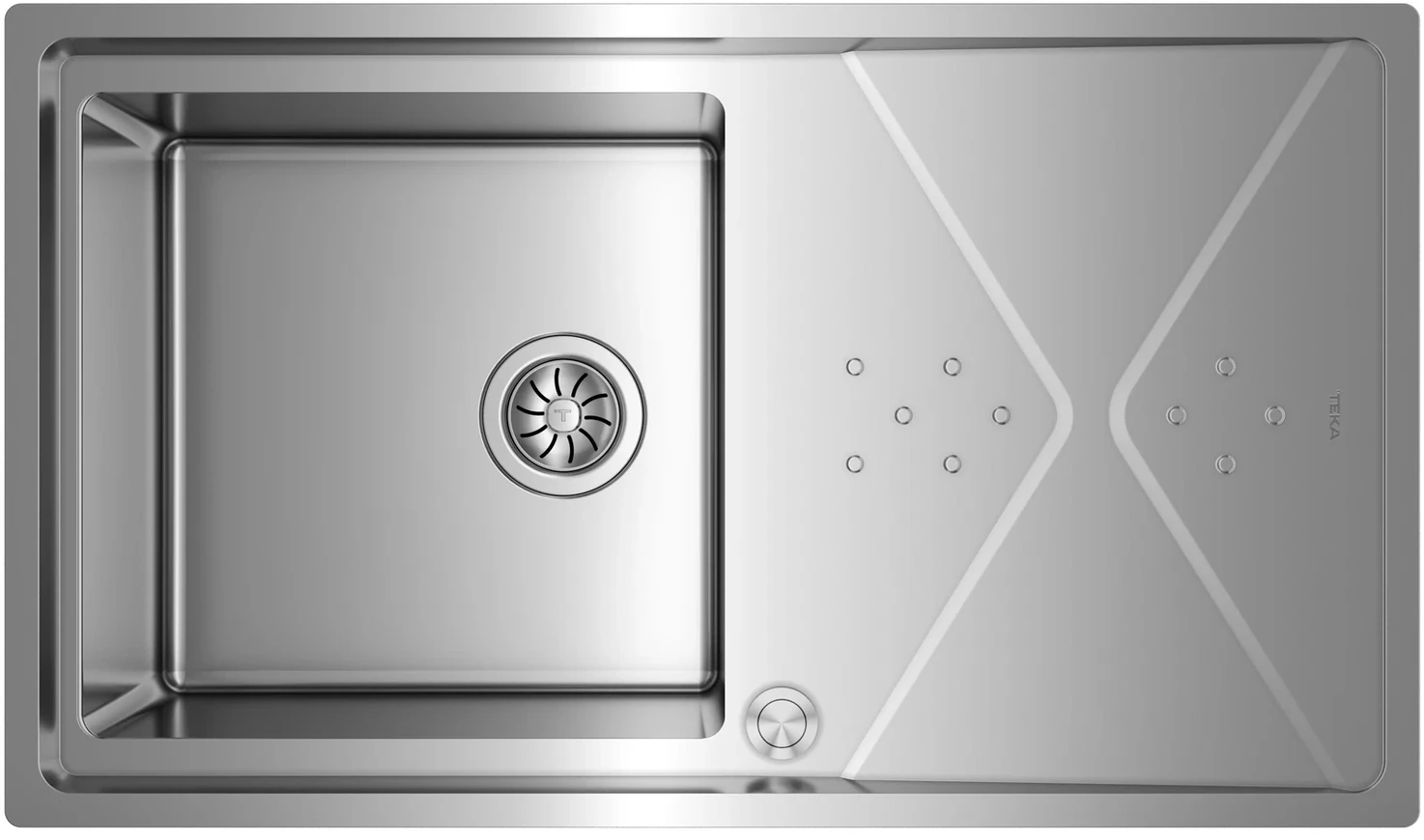 115100022-Teka Brooklyn 50 M-Xp Çelik Eviye