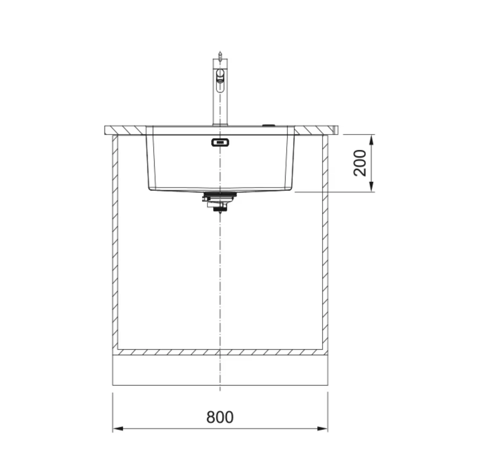 122.0654.858-Franke Mythos MYX 110-55 Çelik Eviye