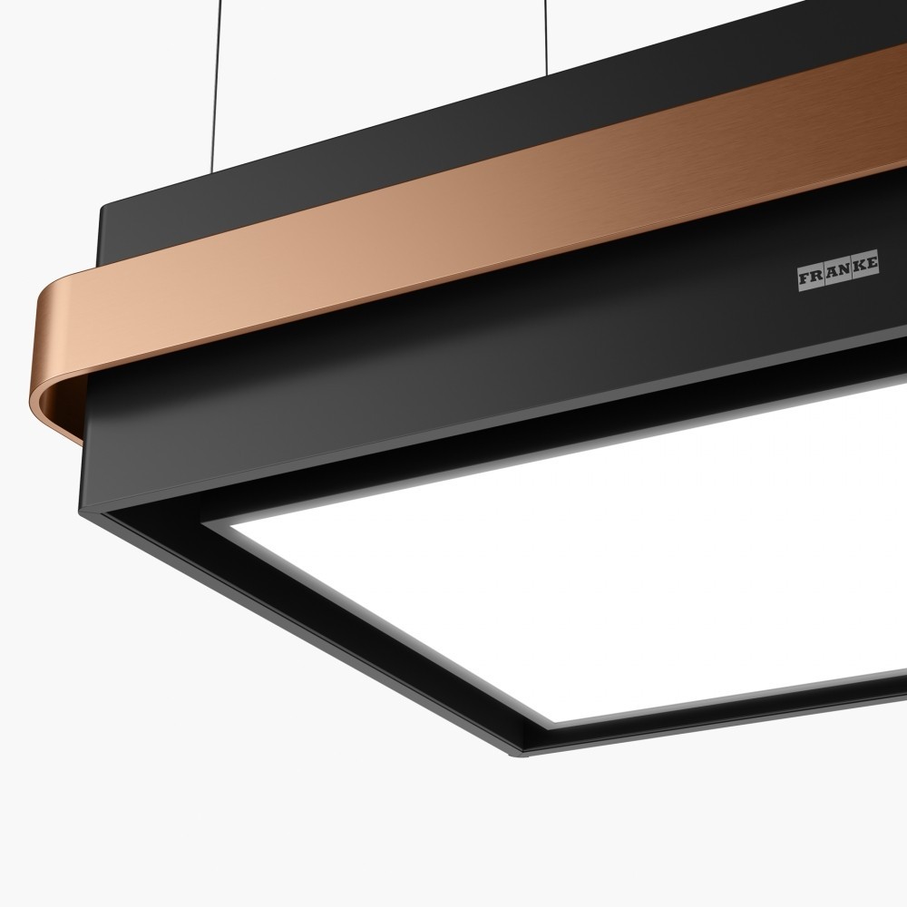 345.0726.997-Franke Mythos Masterpiece FMYS BK/CP F80 KL Matt Black+Copper Ada Davlumbaz