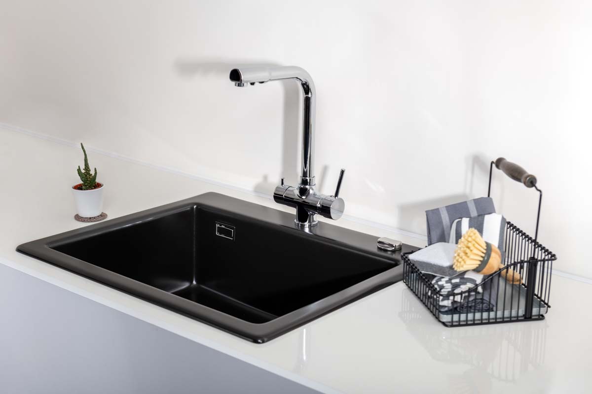 614169-Nuevo Icon 6 Basalt Seramik Eviye