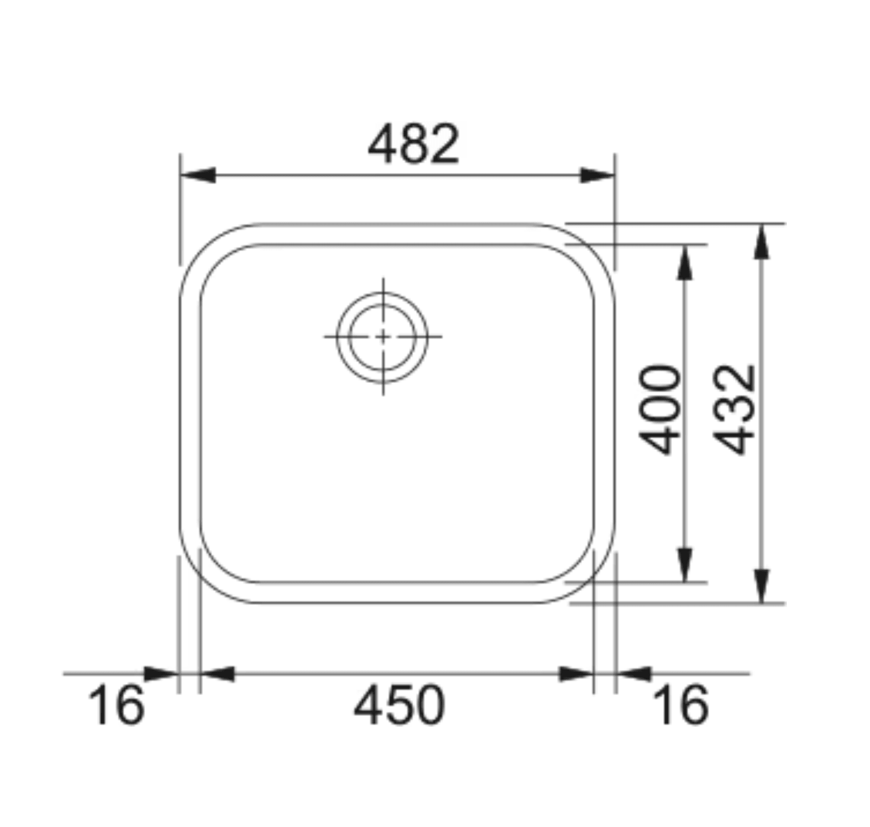 122.0654.850-Franke Bacini Gax 110-45 Çelik Eviye