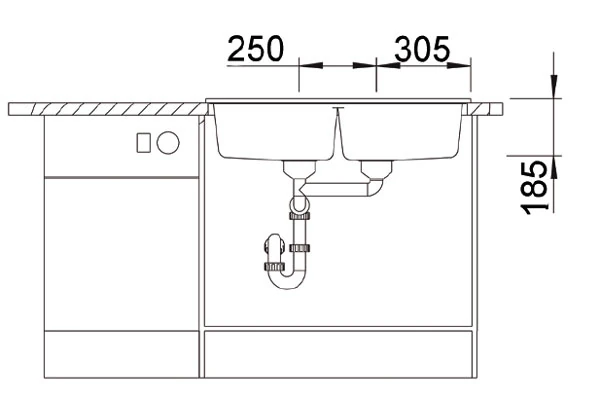 334159-Nuevo Sonas 9 Çift Hazneli Seramik Manolya Eviye