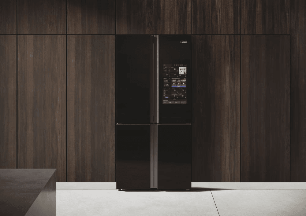 34005645-Haier HCW9919ESGB 4 Kapılı 586 Litre Siyah Solo Buzdolabı