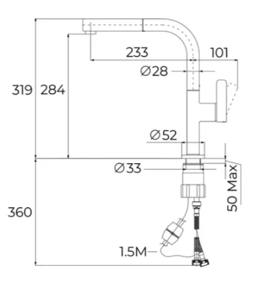 116020017-Teka OVAL 938 Krom Armatür